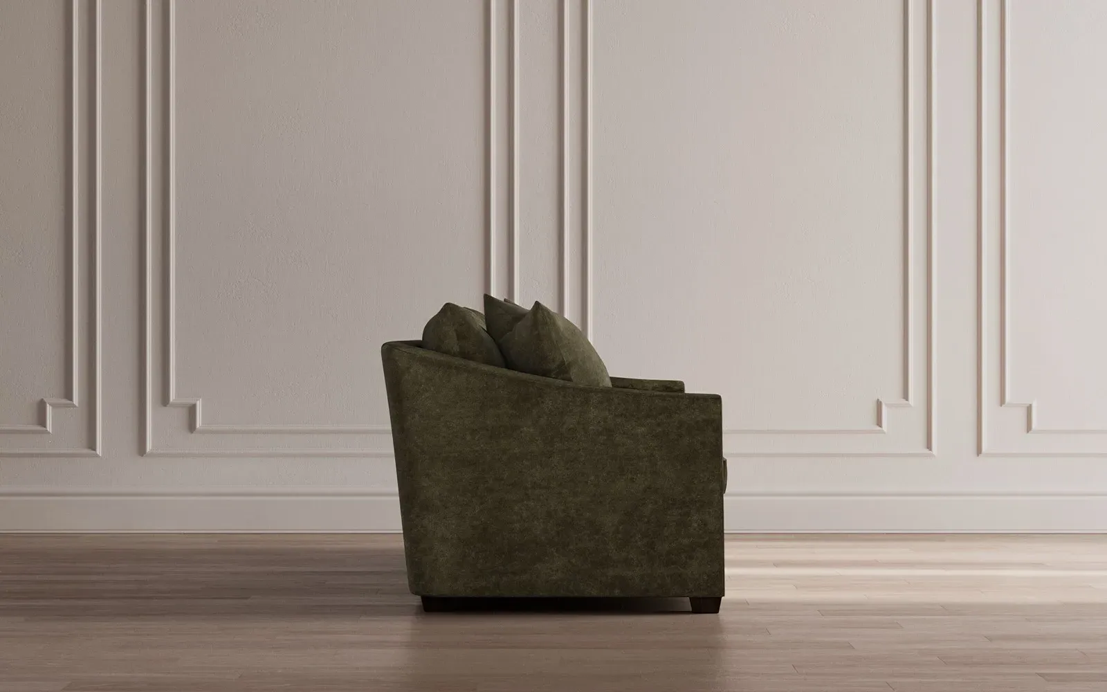 Clairmont Bench Cushion Sofa - Pebble