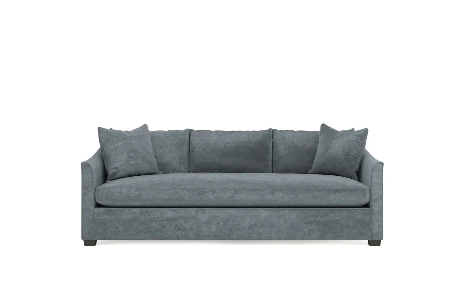 Clairmont Bench Cushion Sofa - Slate Blue