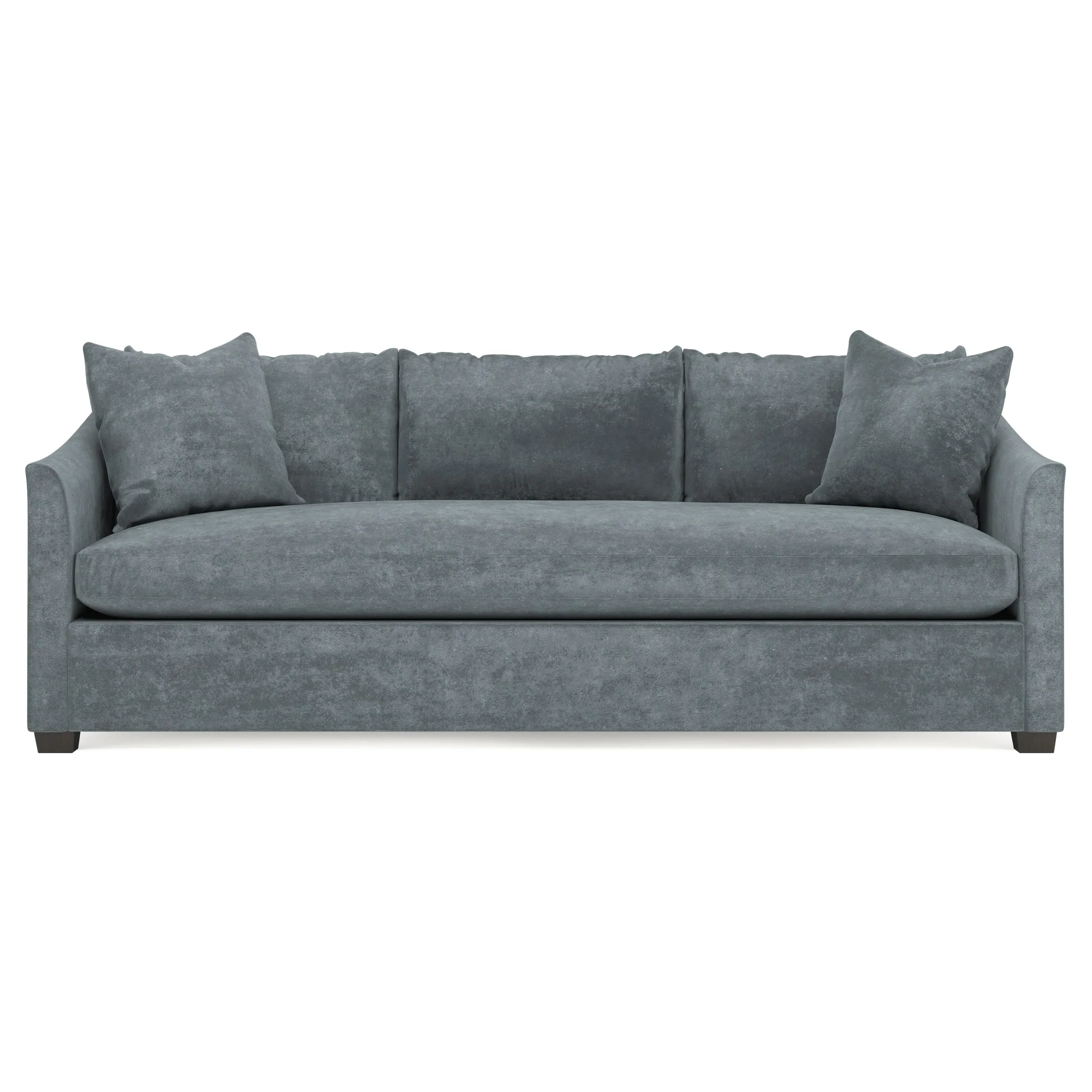Clairmont Bench Cushion Sofa - Slate Blue