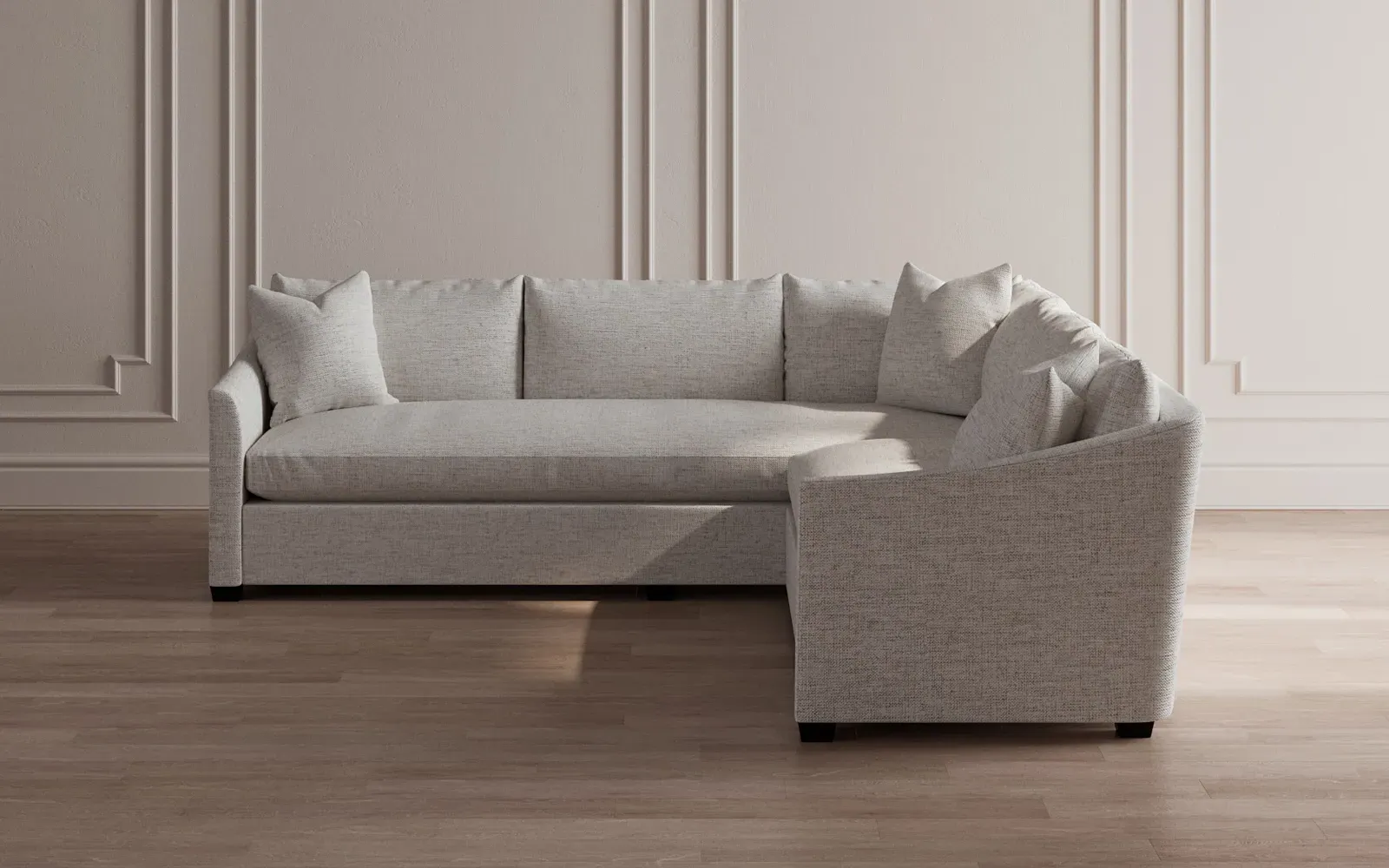 Clairmont Corner Sectional - Pebble