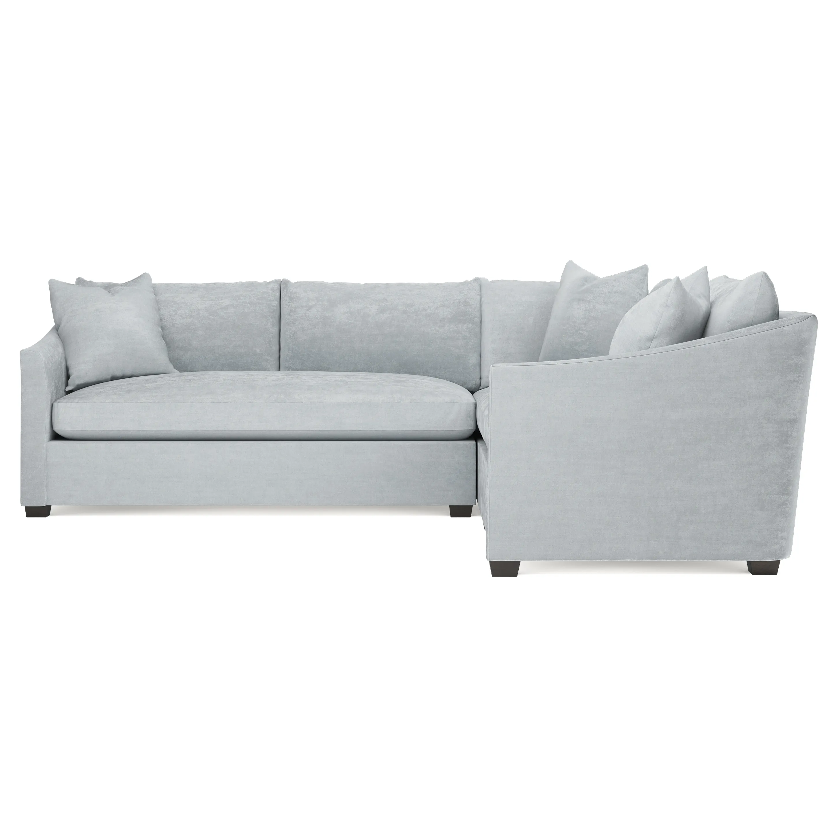 Clairmont L-Shaped Corner Sectional - Pale Blue