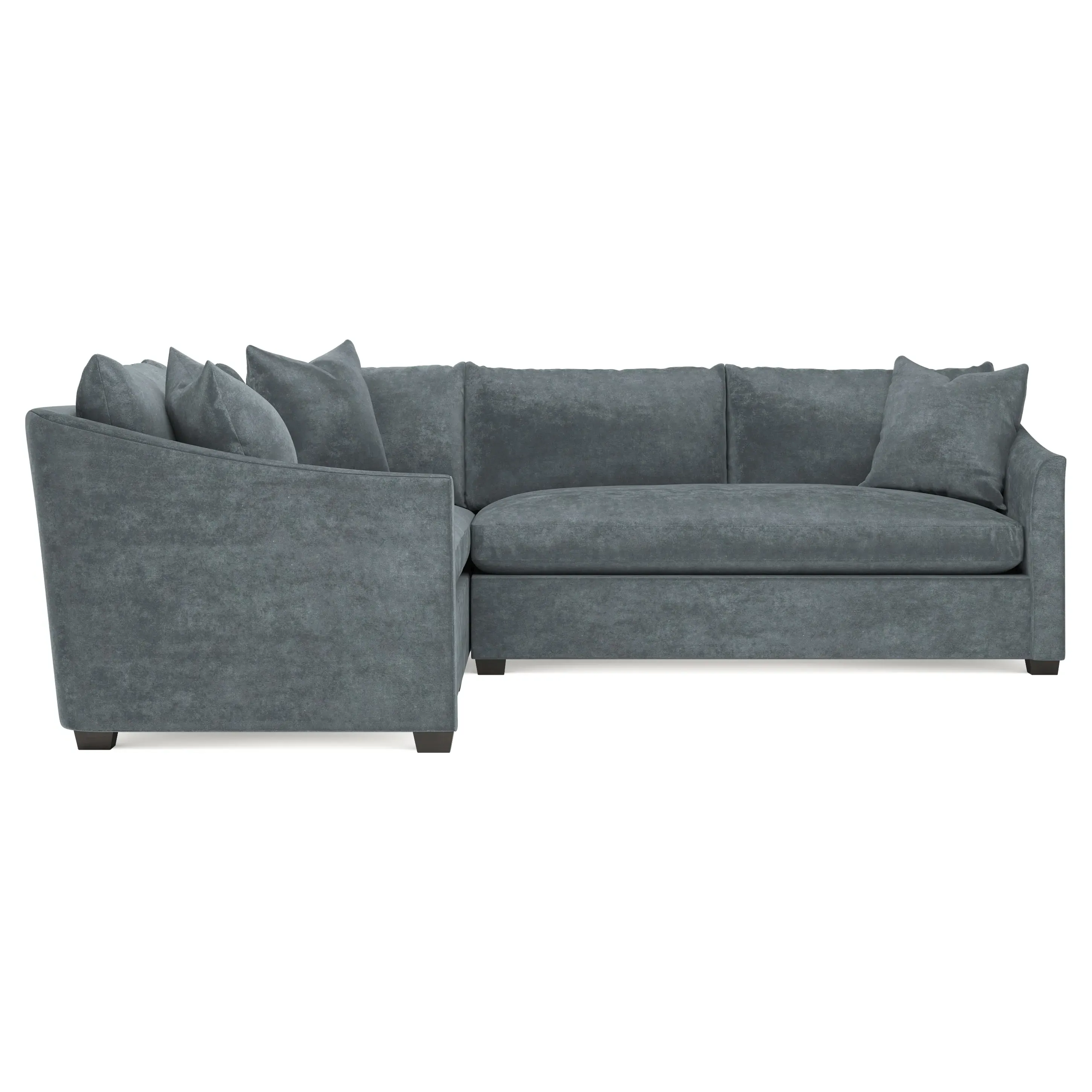 Clairmont L-Shaped Corner Sectional - Slate Blue