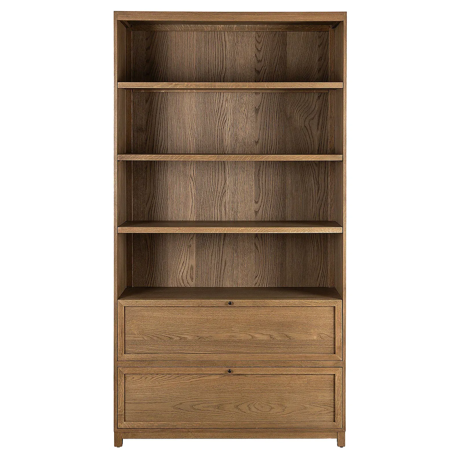 Clarence Bookcase with Drawer - Brown, Oak image