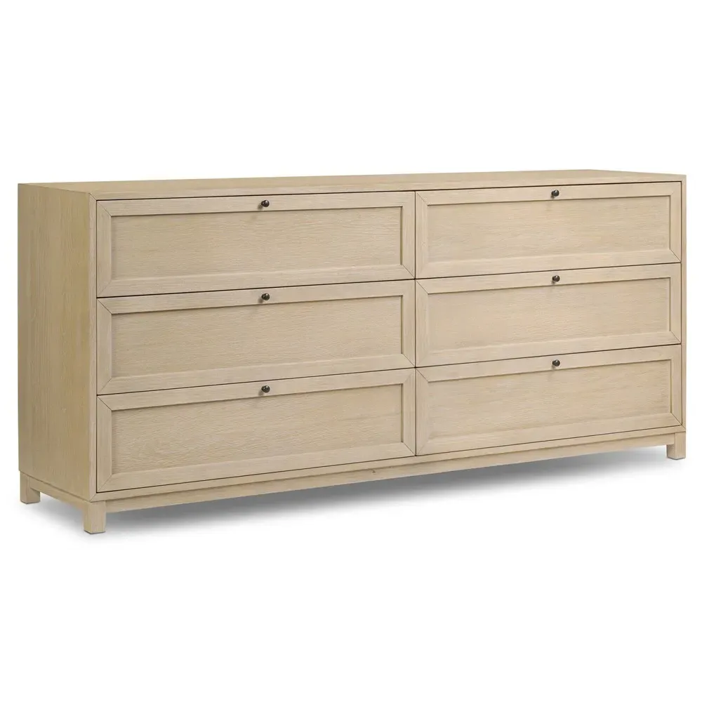 Clarence Double Dresser - Light Bleached, Oak