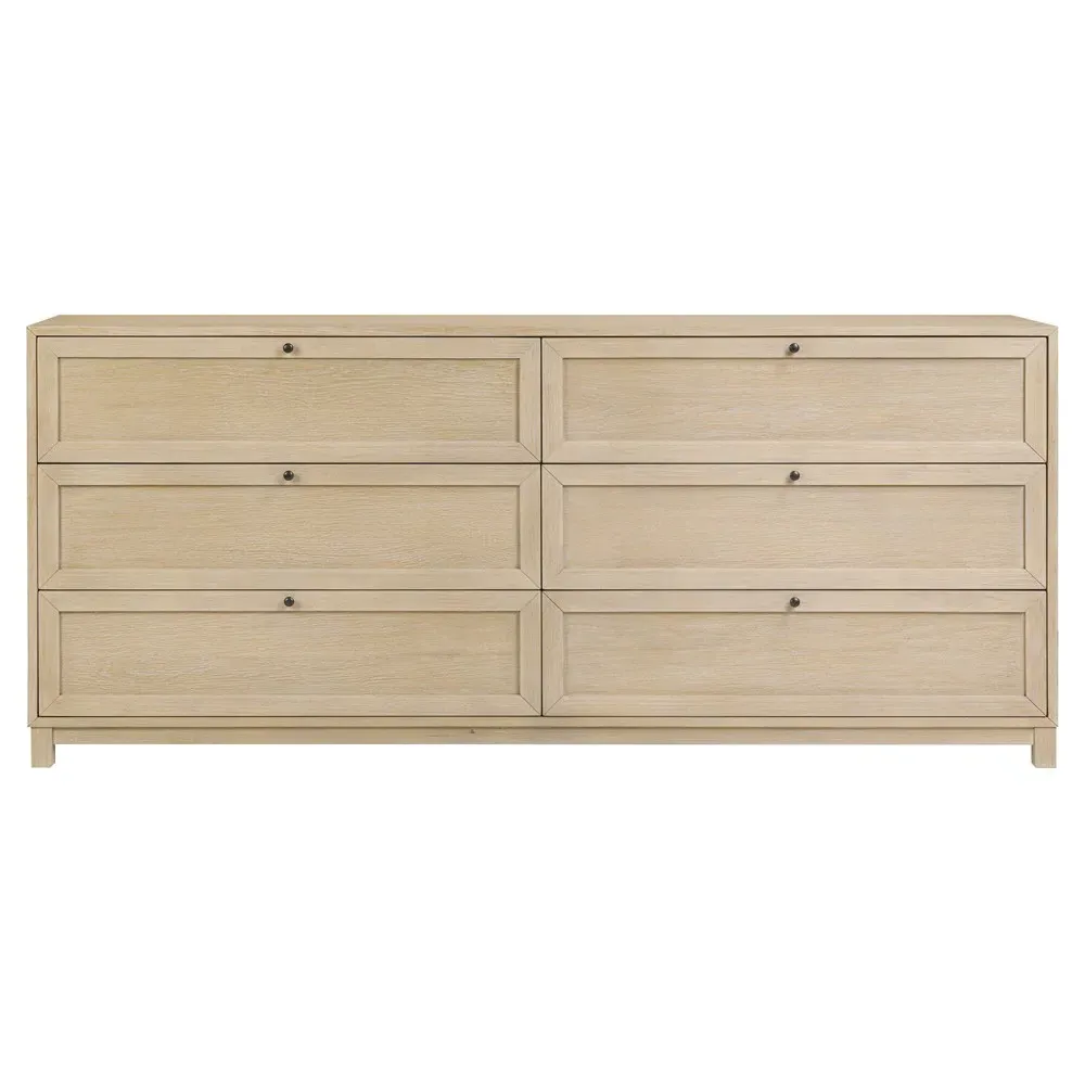 Clarence Double Dresser - Light Bleached, Oak
