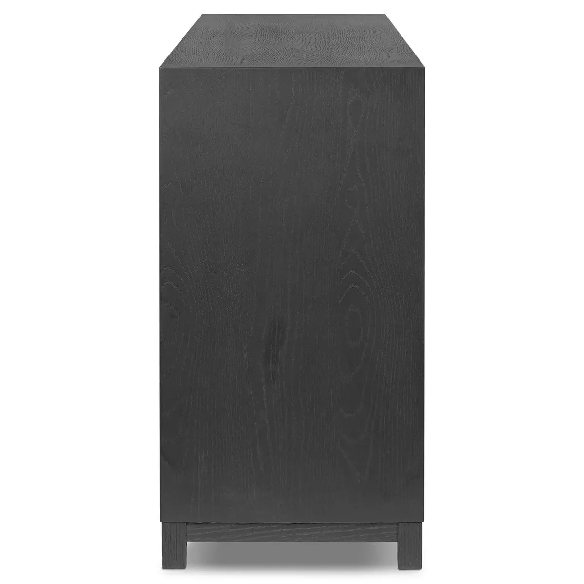 Clarence Double Dresser - Matte Black, Oak