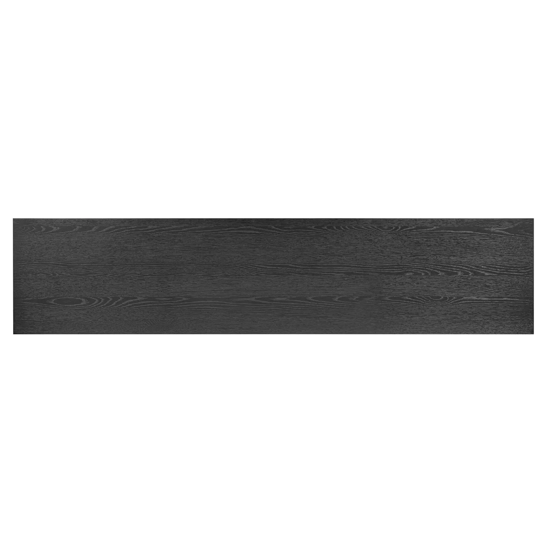 Clarence Double Dresser - Matte Black, Oak