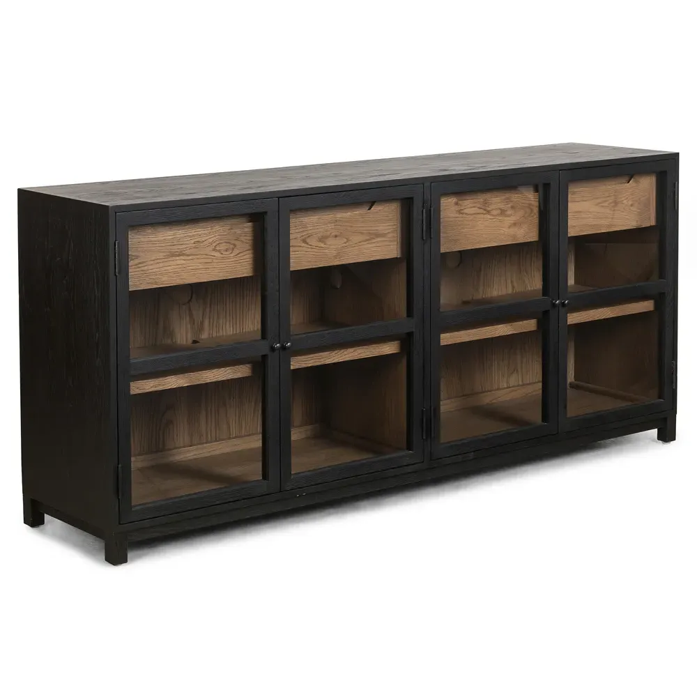 Clarence Sideboard - Black, Oak