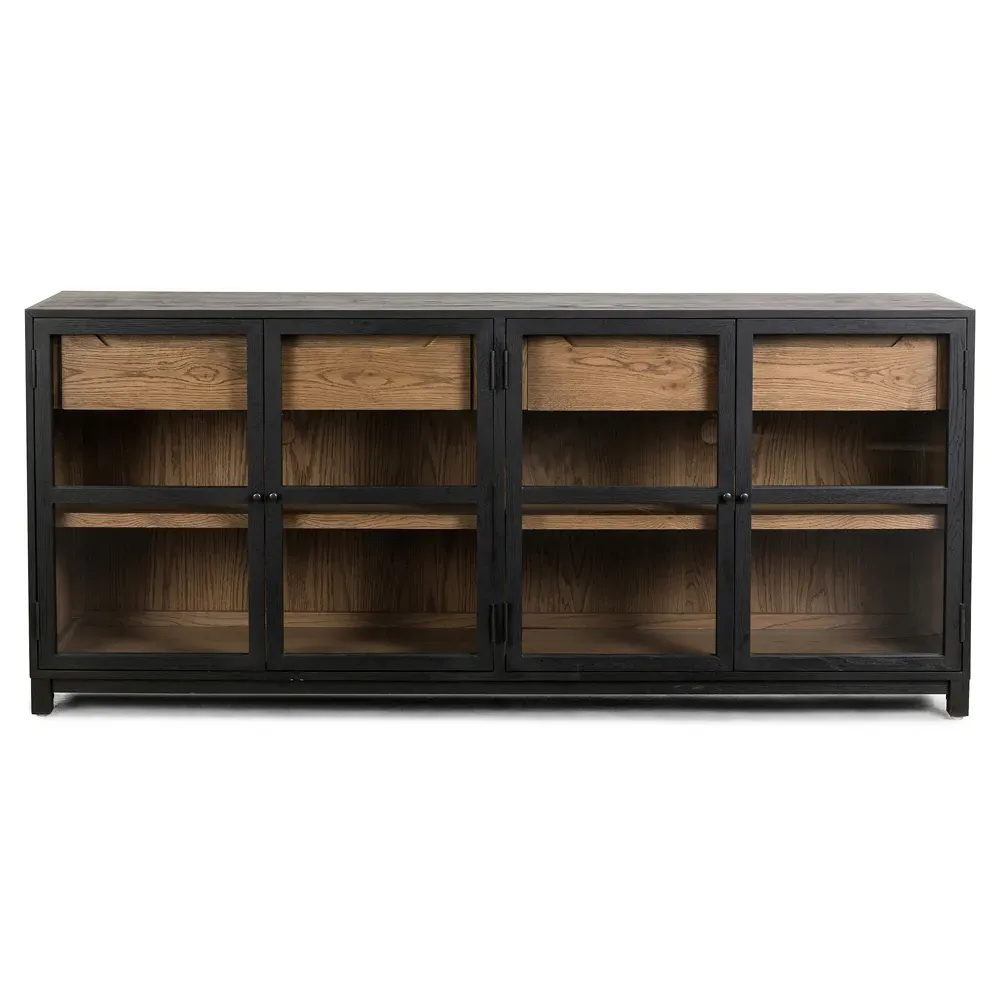 Clarence Sideboard - Black, Oak