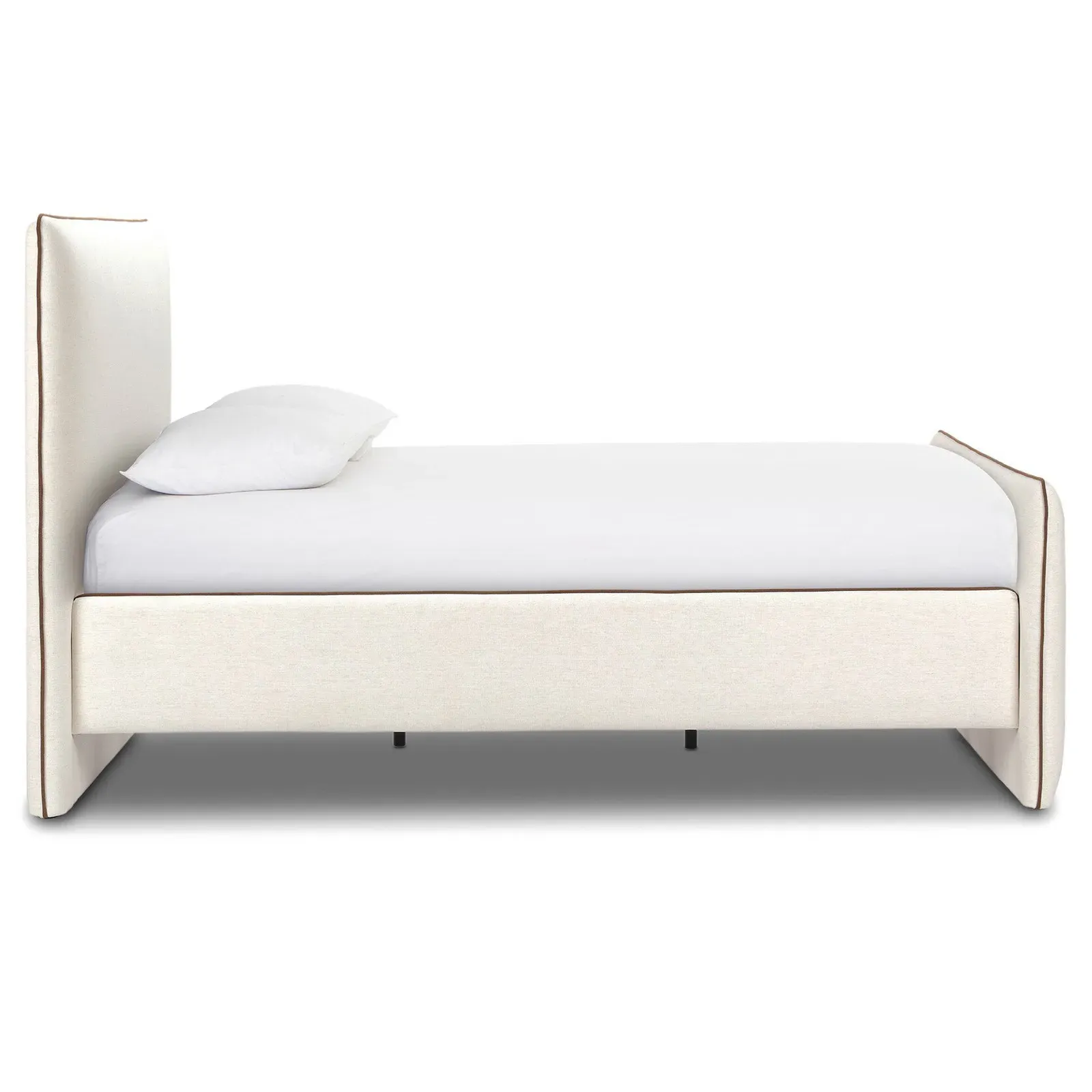 Clarissa King Size Bed Frame - Cream