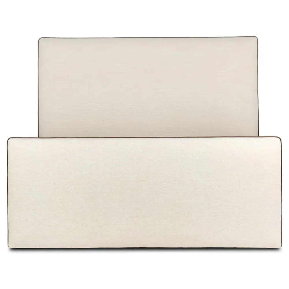 Clarissa King Size Bed Frame - Cream