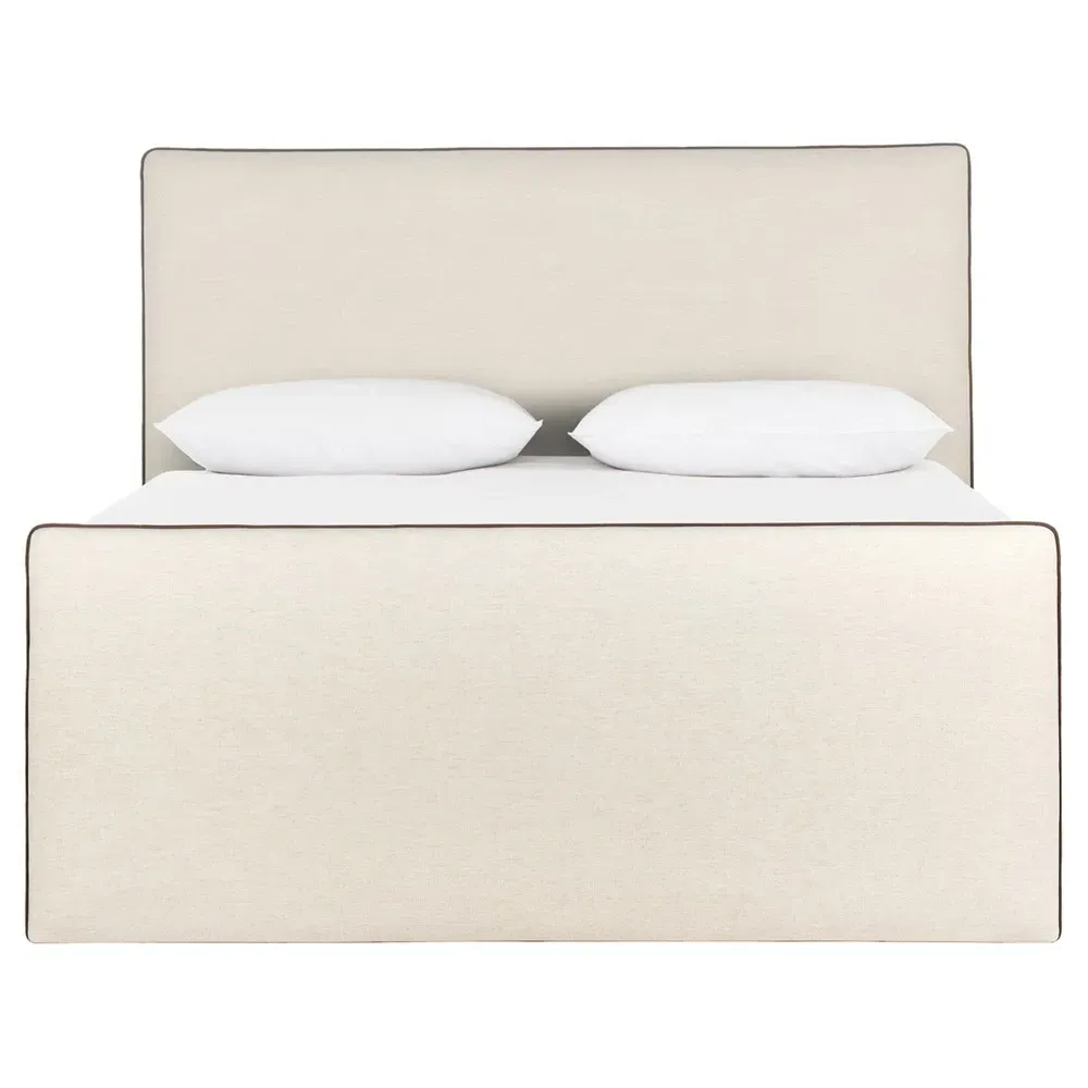 Clarissa King Size Bed Frame - Cream