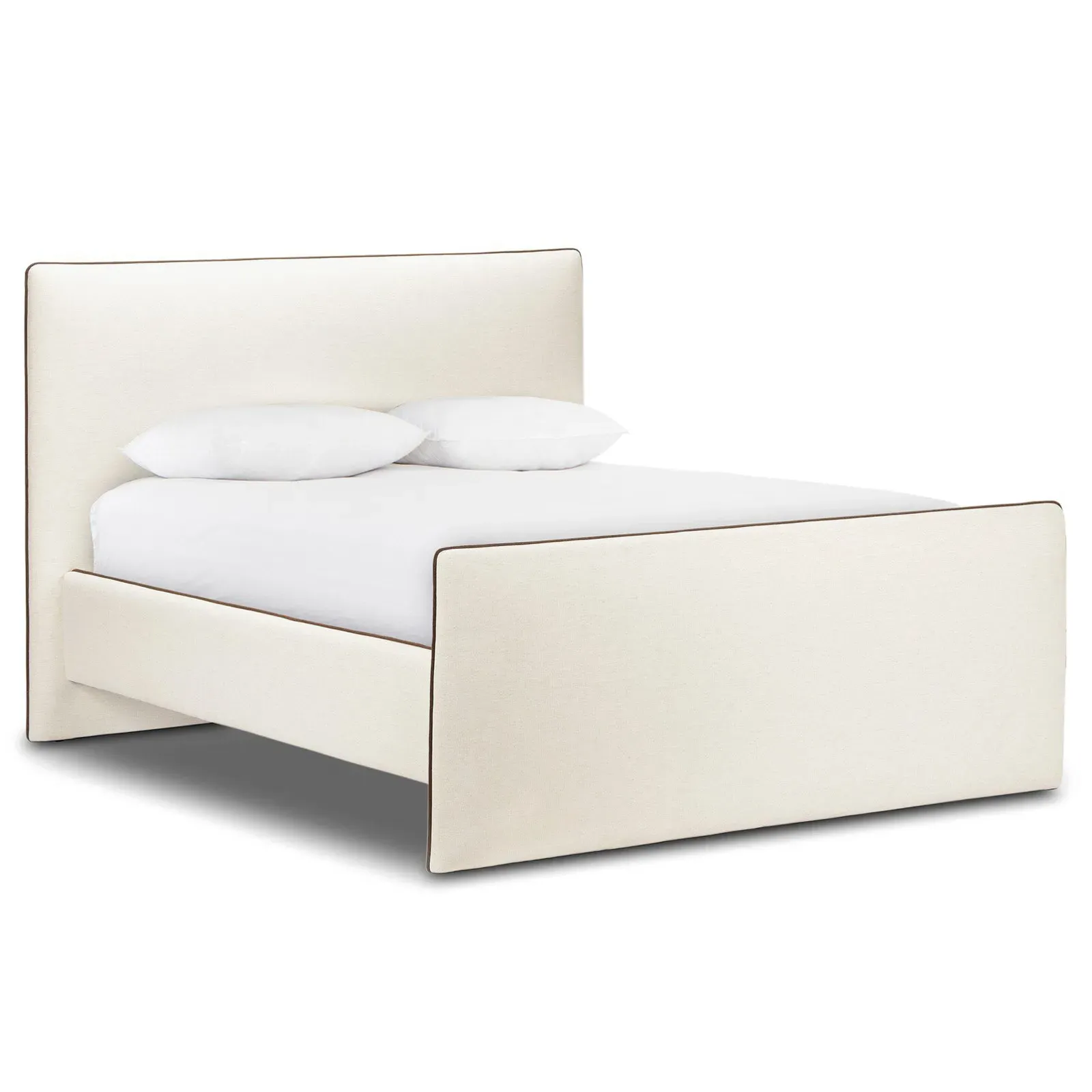 Clarissa Queen Size Bed Frame - Cream