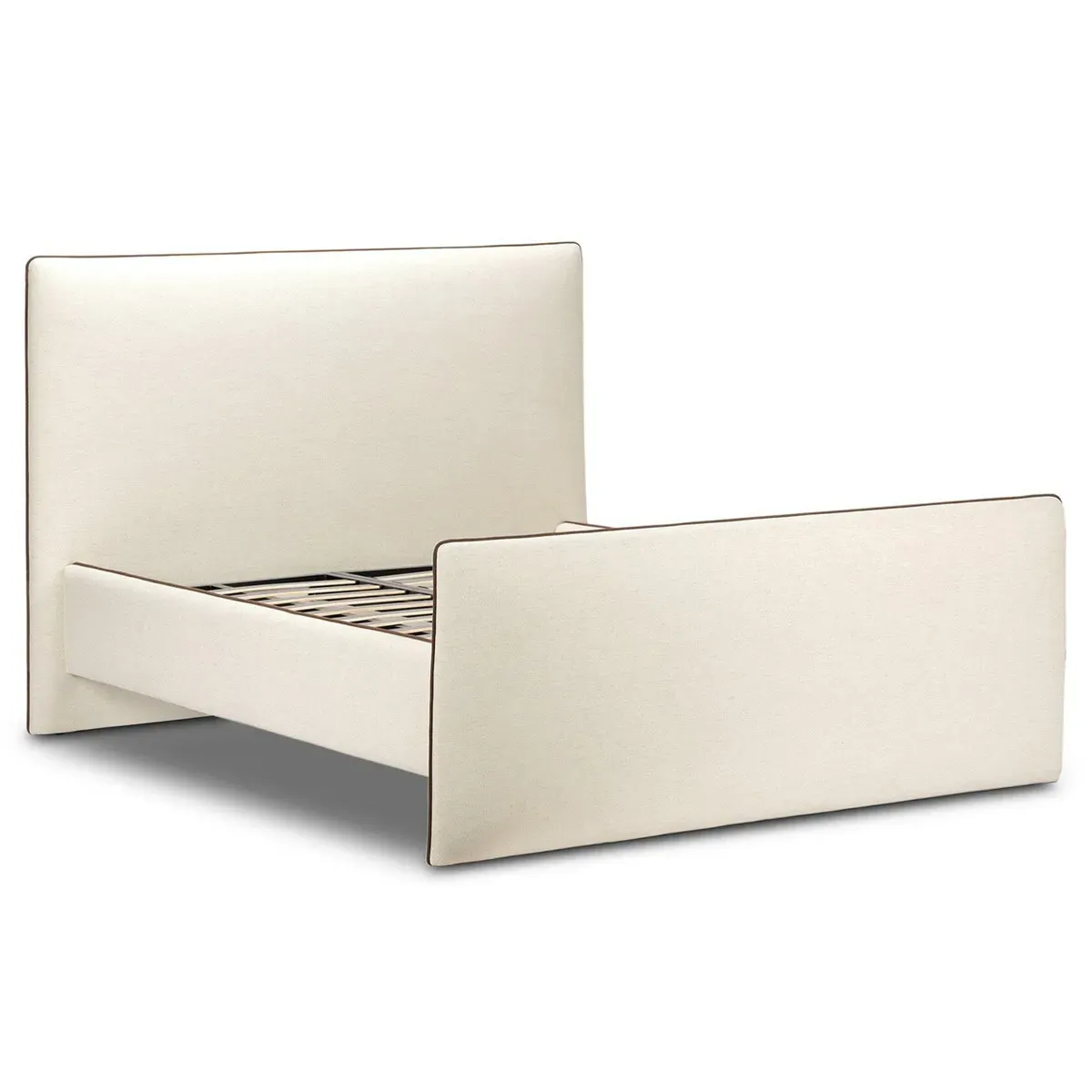 Clarissa Queen Size Bed Frame - Cream