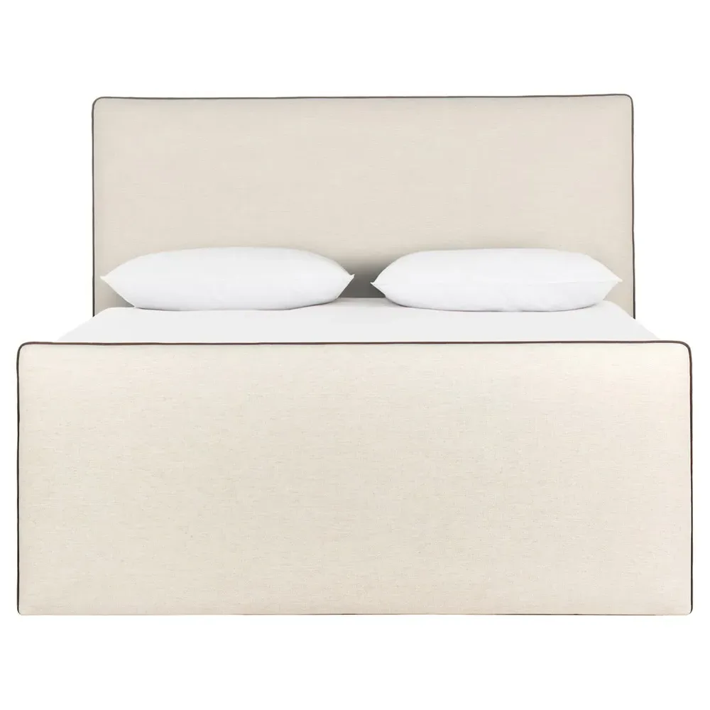 Clarissa Queen Size Bed Frame - Cream image