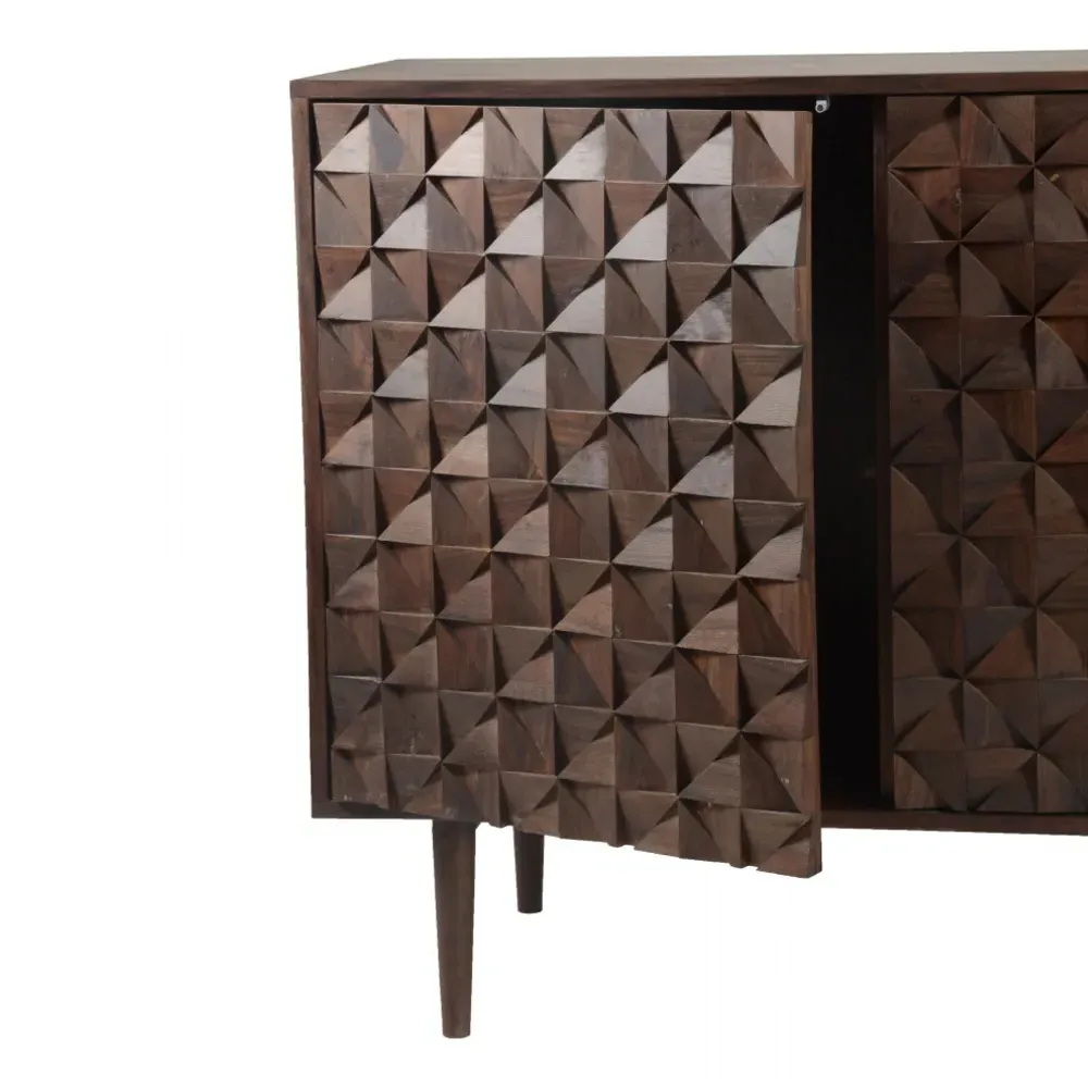 Clark Sideboard - Brown, Sheesam Wood