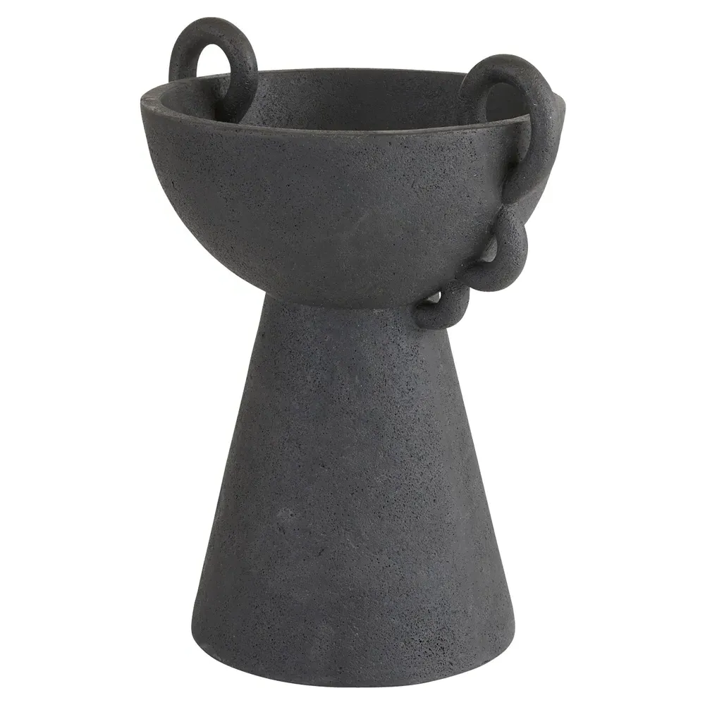 Clarke Outdoor Planter - Black, Composite