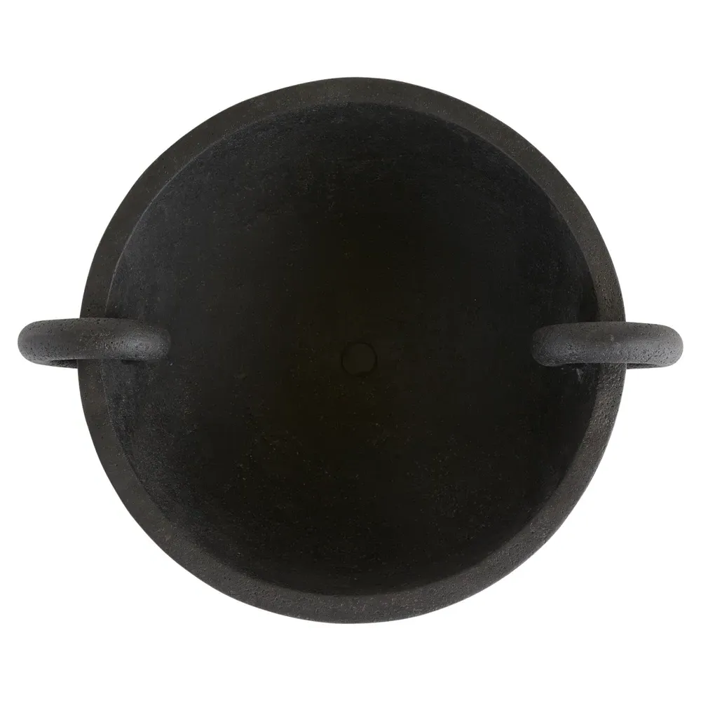 Clarke Outdoor Planter - Black, Composite