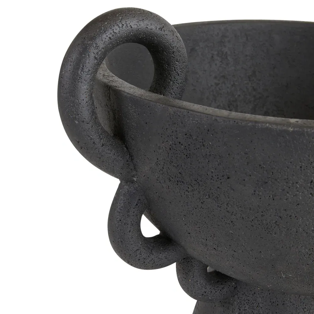 Clarke Outdoor Planter - Black, Composite