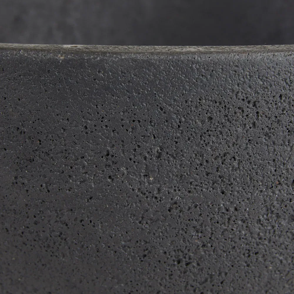 Clarke Outdoor Planter - Black, Composite