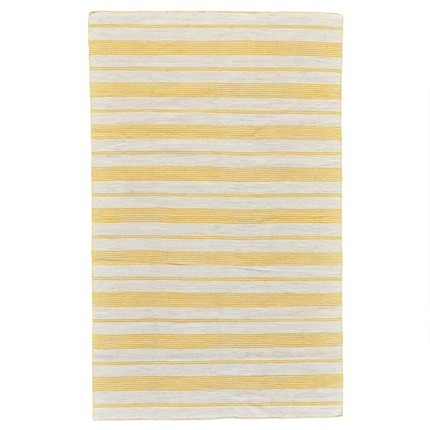 Claude Striped Indoor Outdoor Rug - Yellow, PET