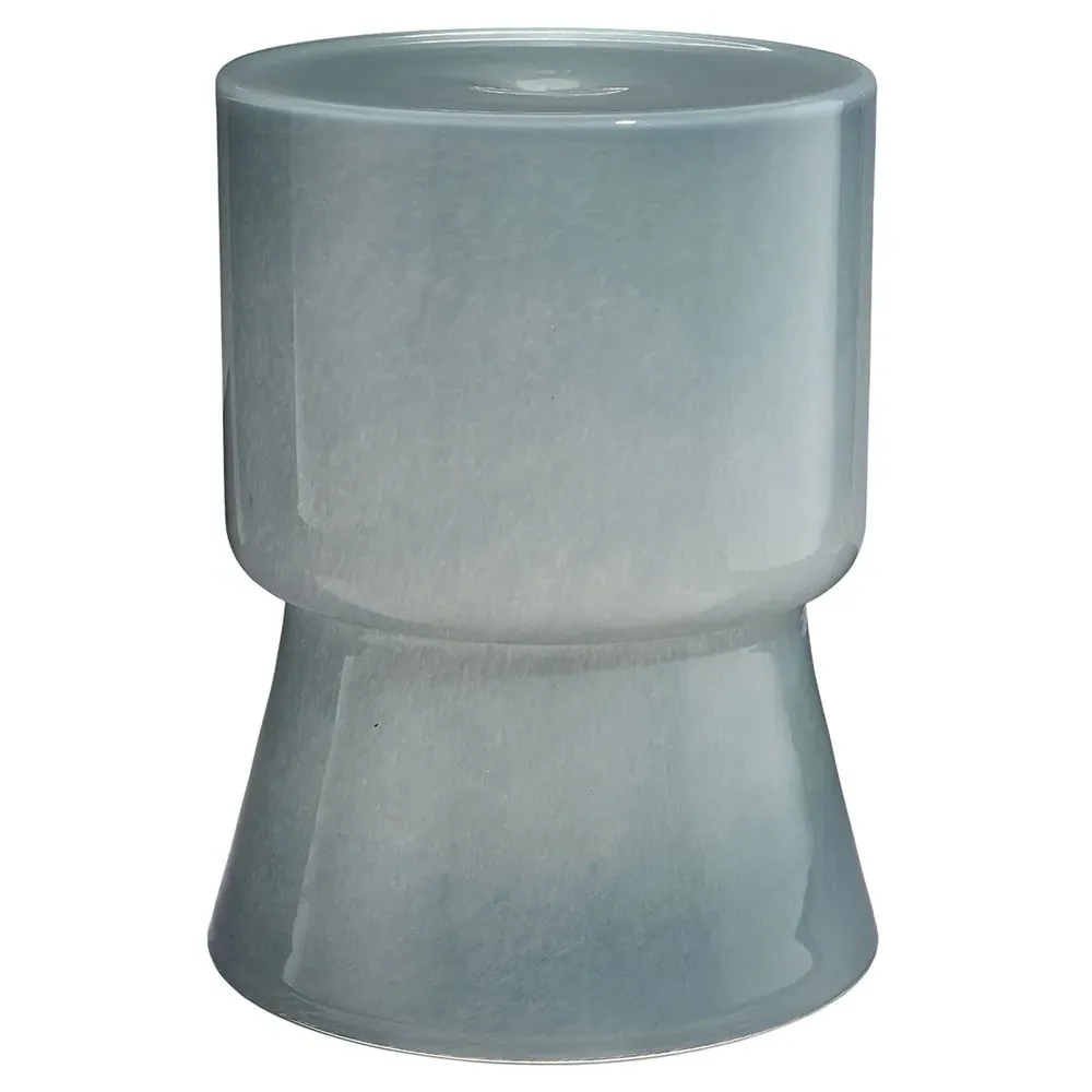 Claudia Garden Stool - Blue, Glass image