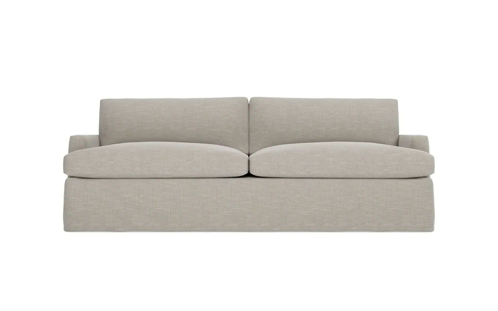 Claudie 3-Seater Performance Slipcovered Sofa - Dove