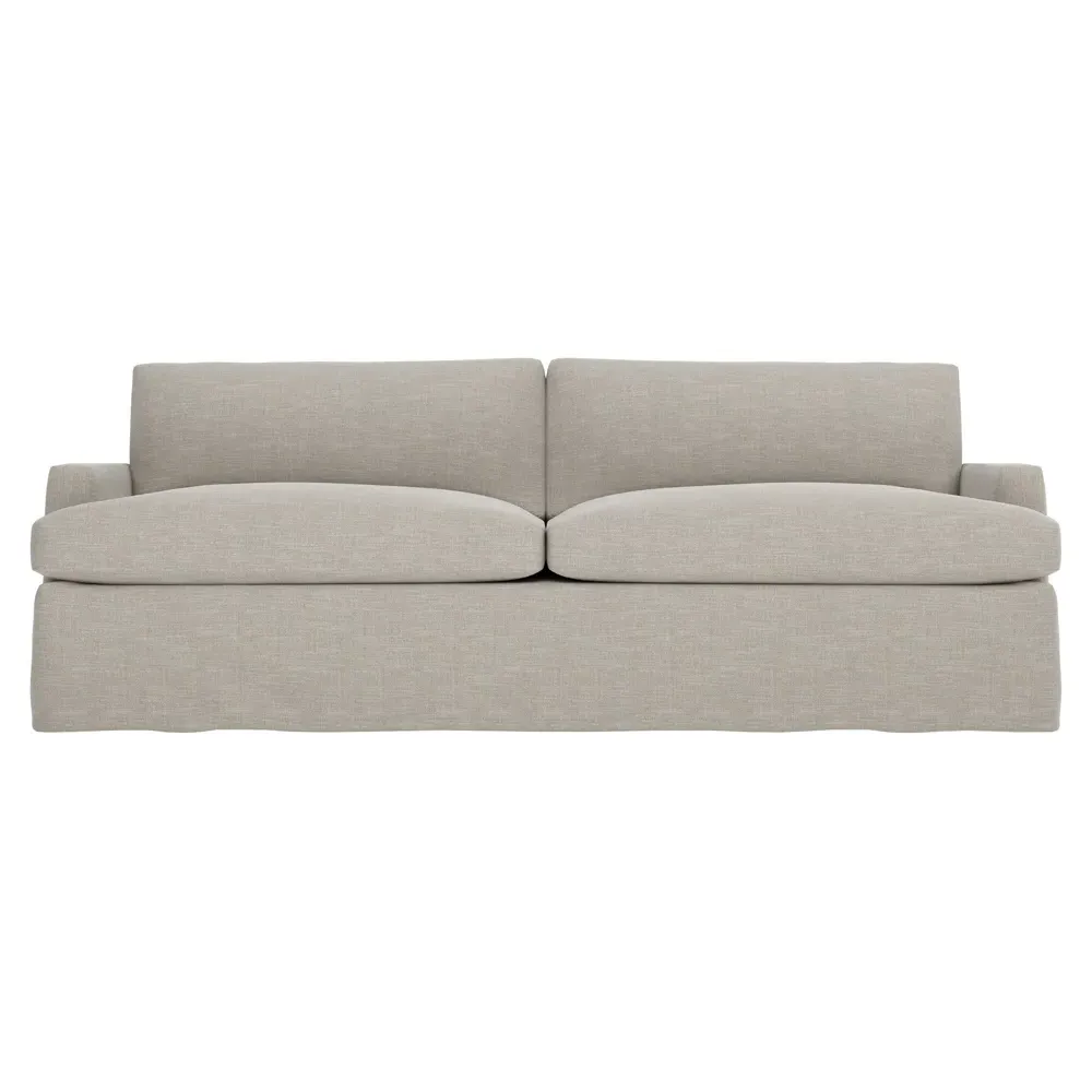 Claudie 3-Seater Performance Slipcovered Sofa - Dove