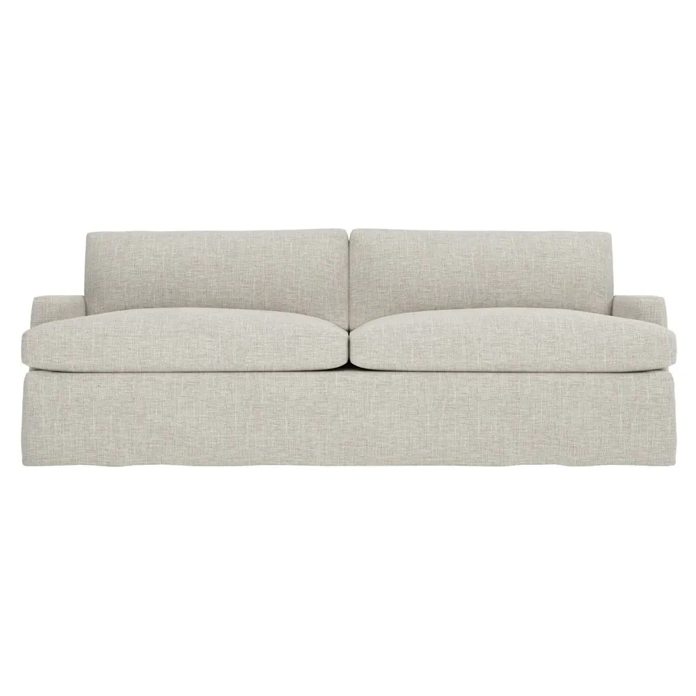 Claudie 3-Seater Slipcovered Sofa - Fog image