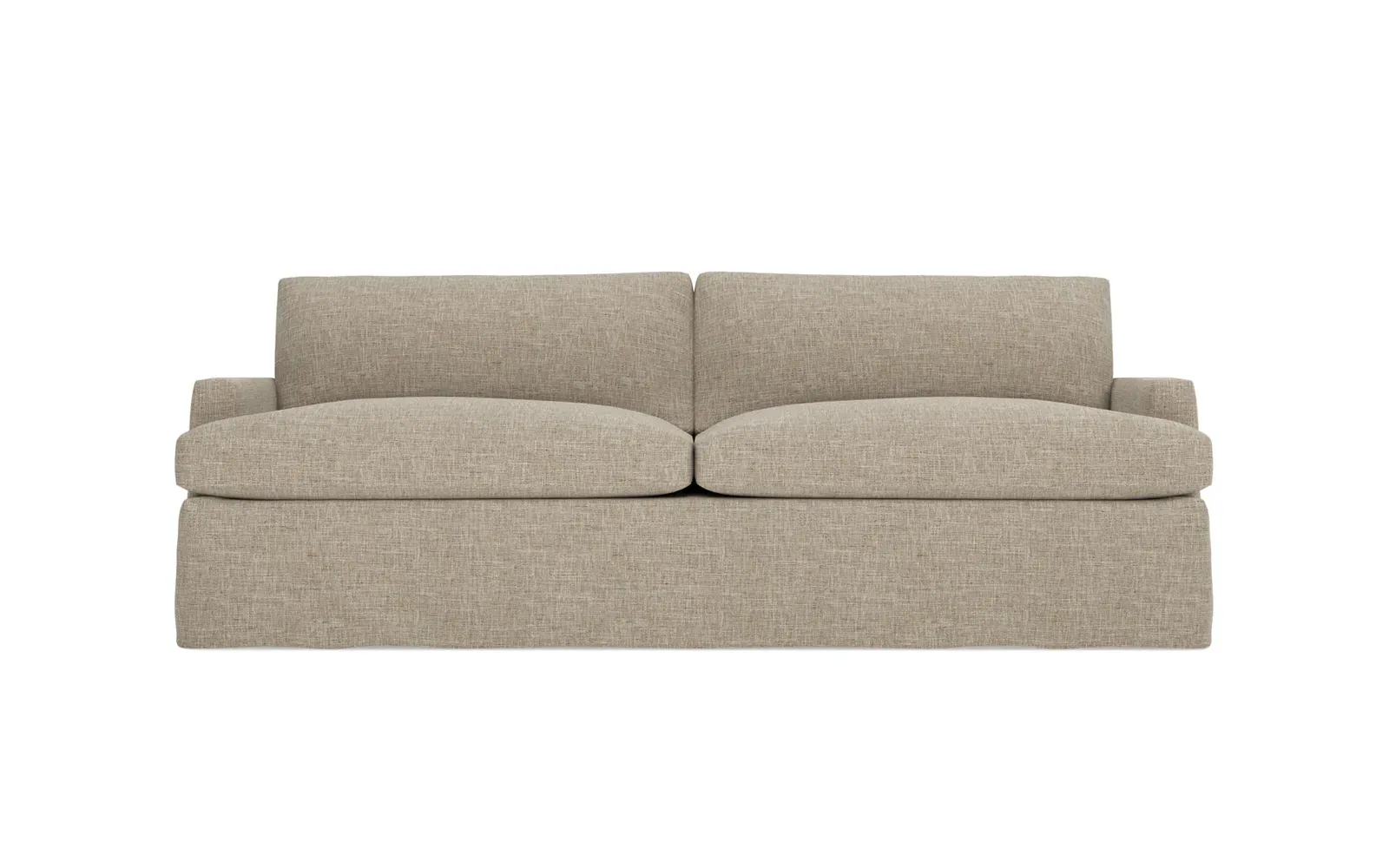 Claudie 3-Seater Slipcovered Sofa - Sand