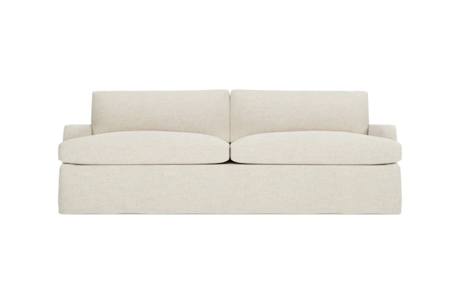 Claudie 3-Seater Slipcovered Sofa - Vanilla