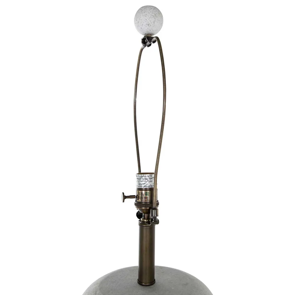 Claudius Column Floor Lamp - White, Resin