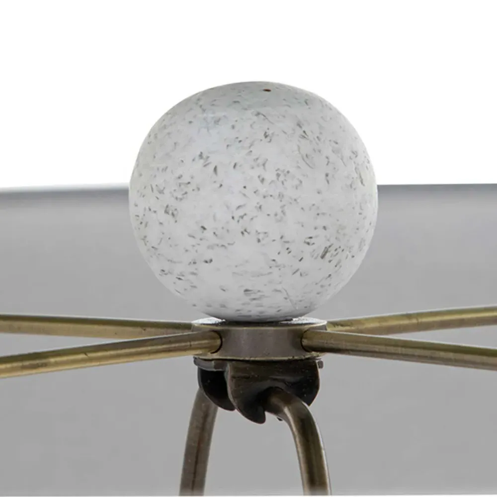 Claudius Column Floor Lamp - White, Resin