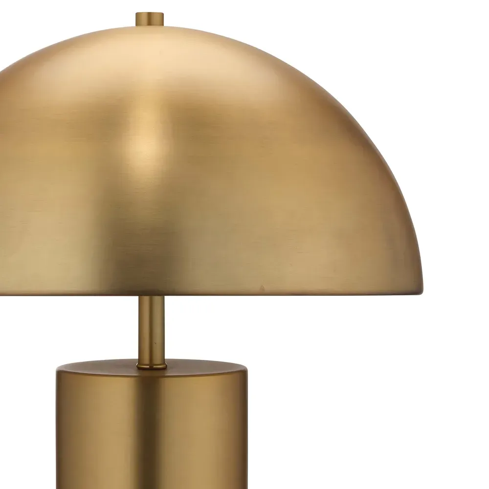 Cleave Dome Table Lamp - Antique Gold, Metal