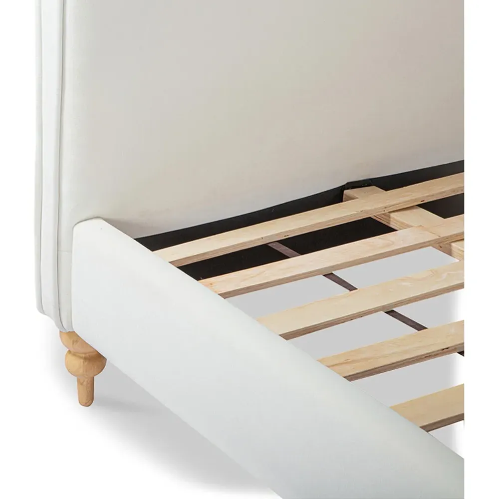 Clemence King Size Cloud Bed - Cream