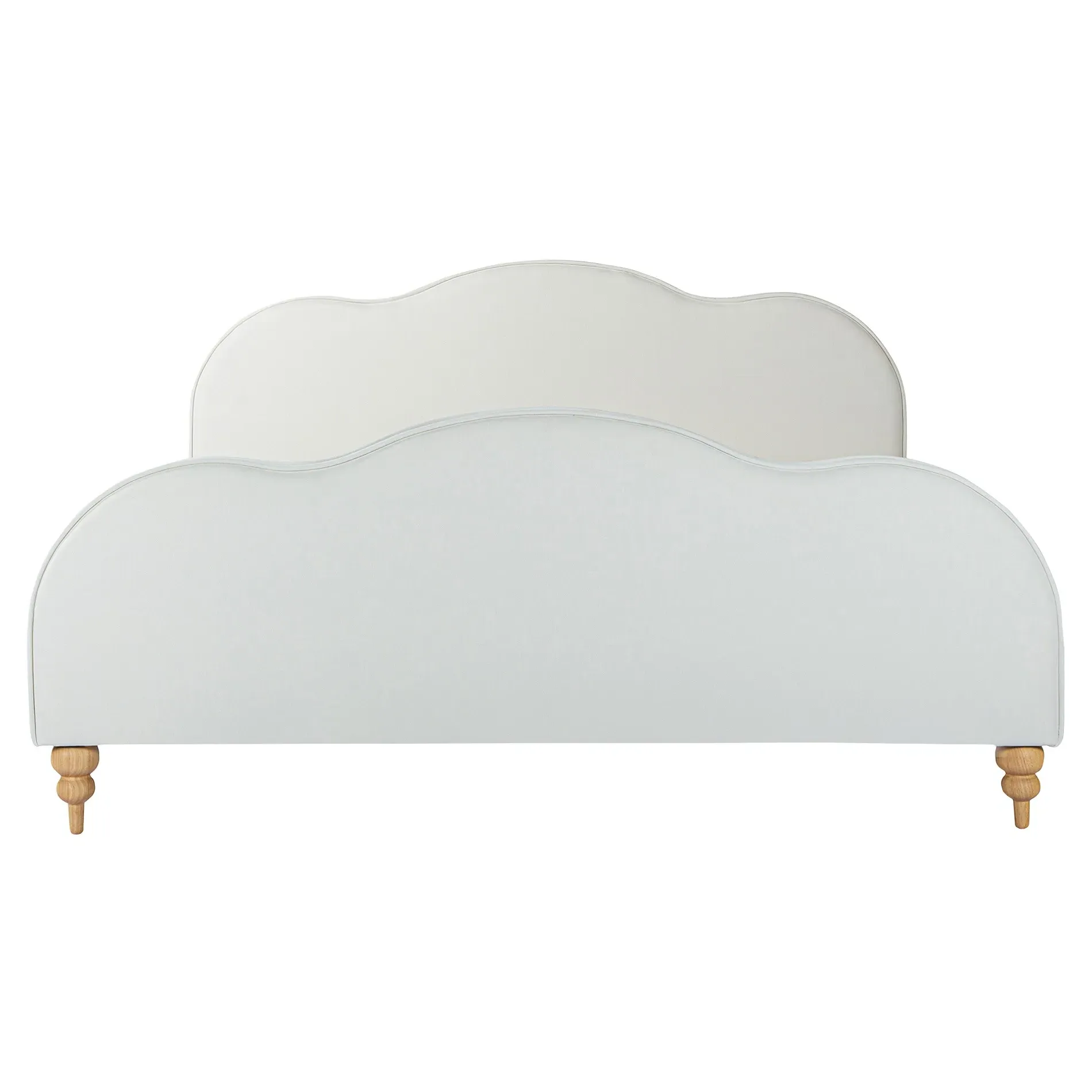 Clemence Queen Size Cloud Bed - Cream