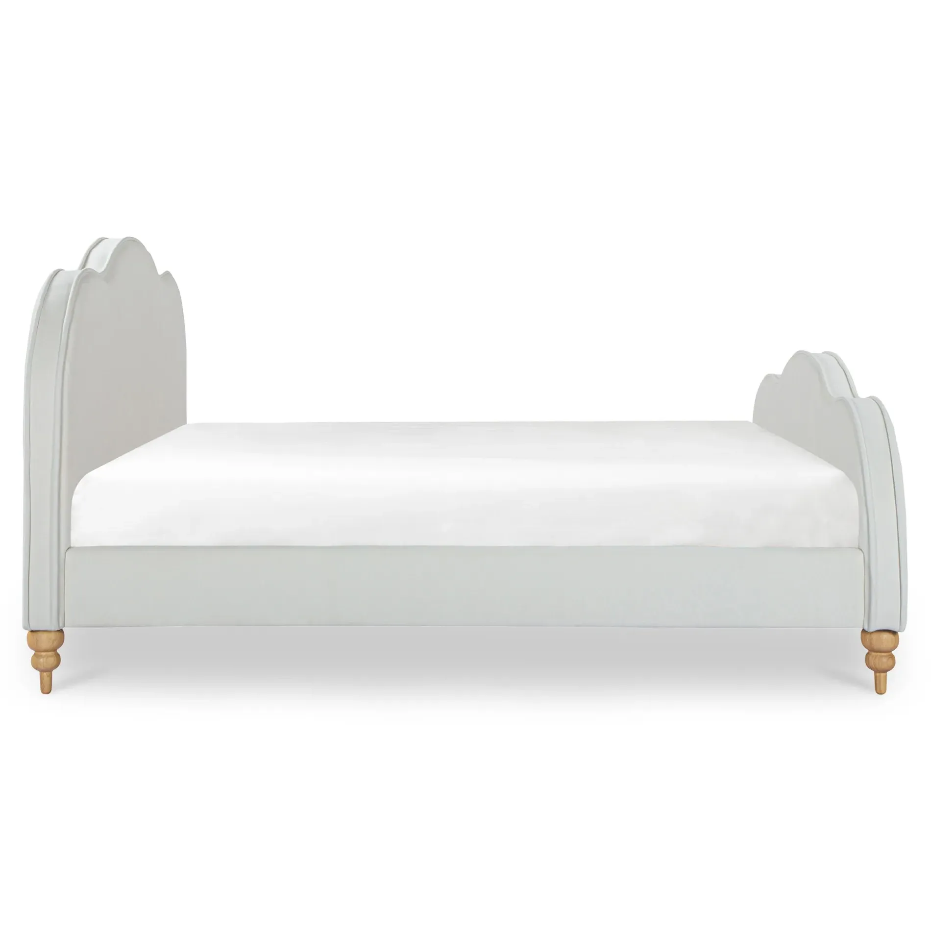Clemence Queen Size Cloud Bed - Cream