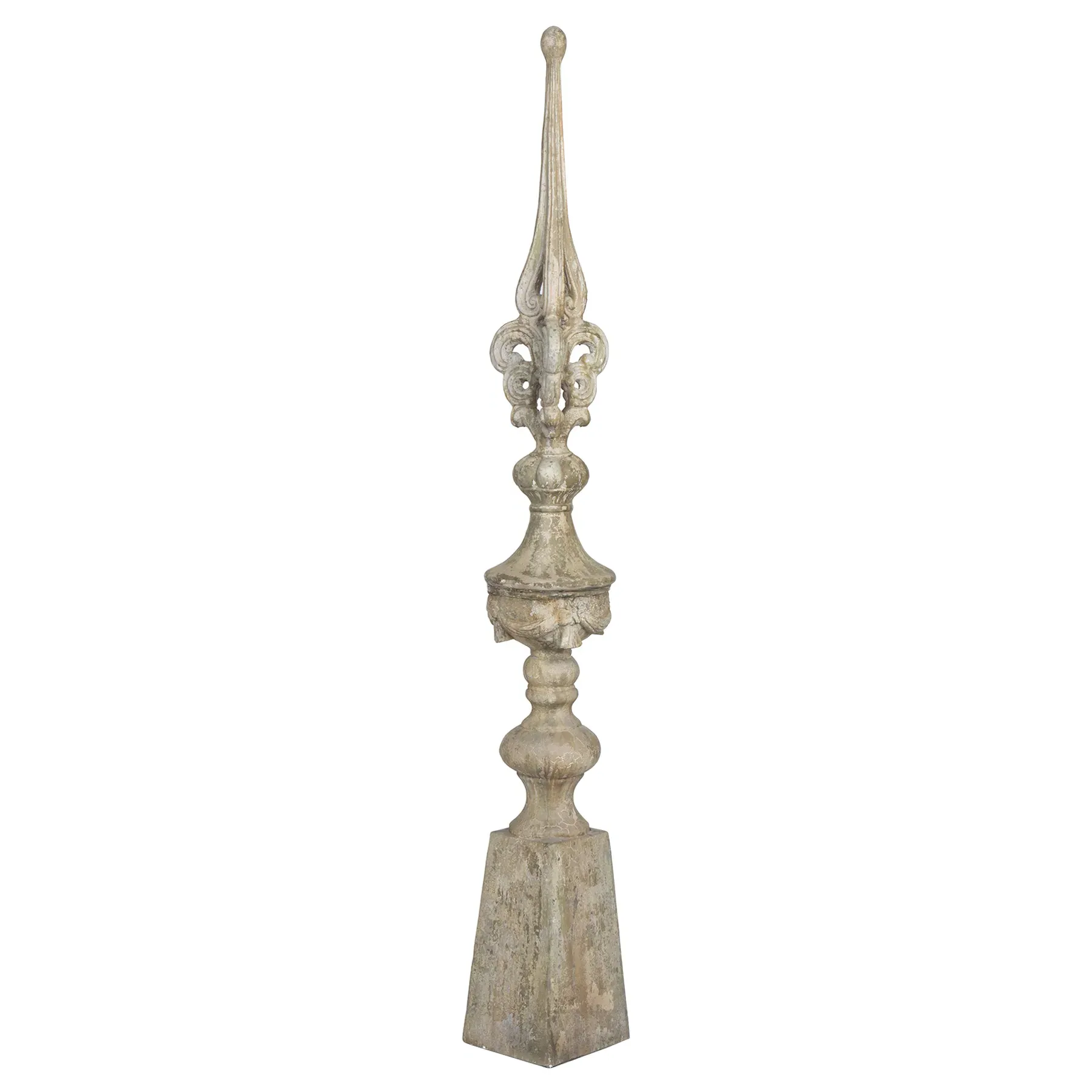 Clementine Garden Spire - Grey Silver