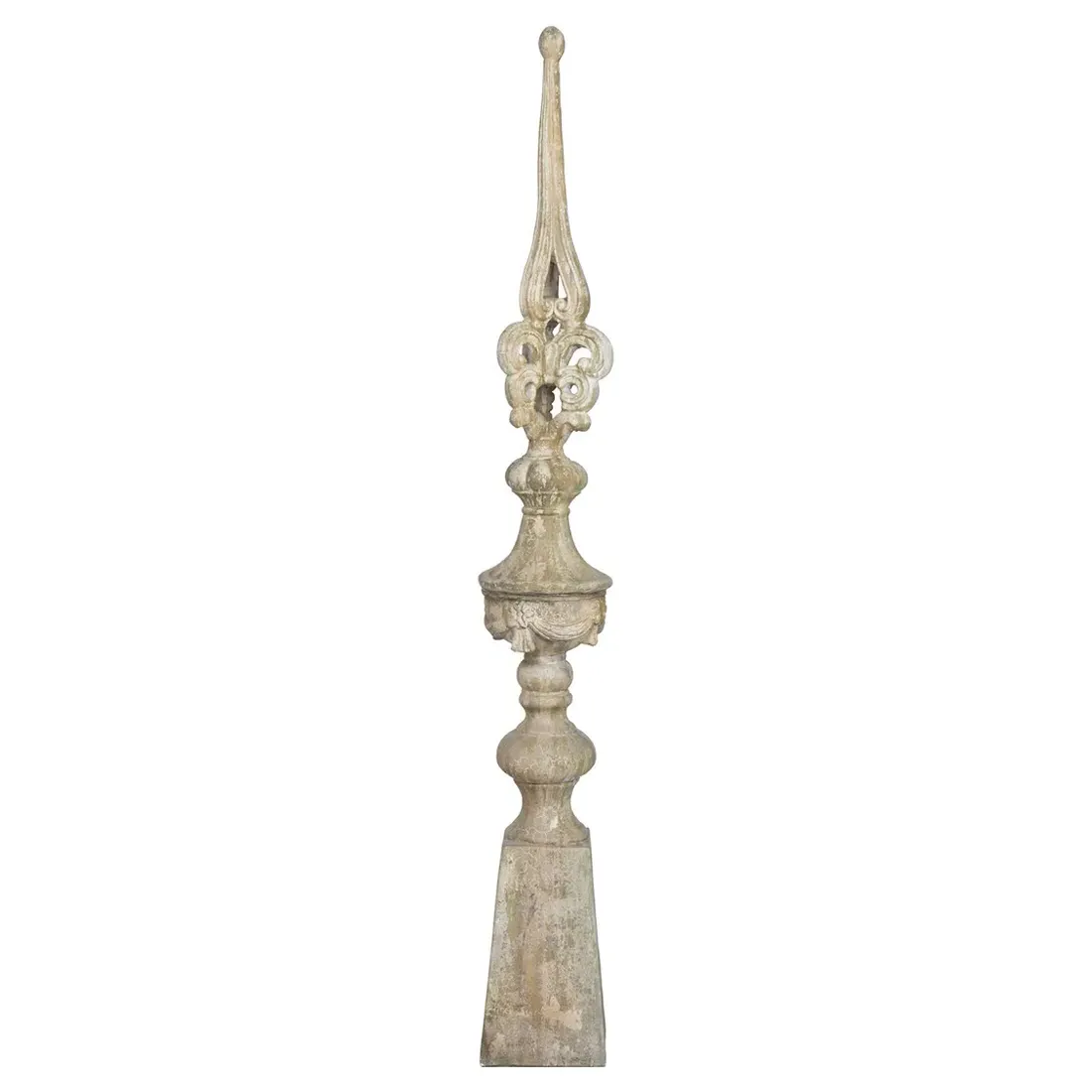 Clementine Garden Spire - Grey Silver
