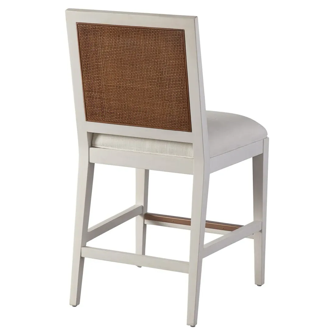 Cleo Counter Stool - White, Wood