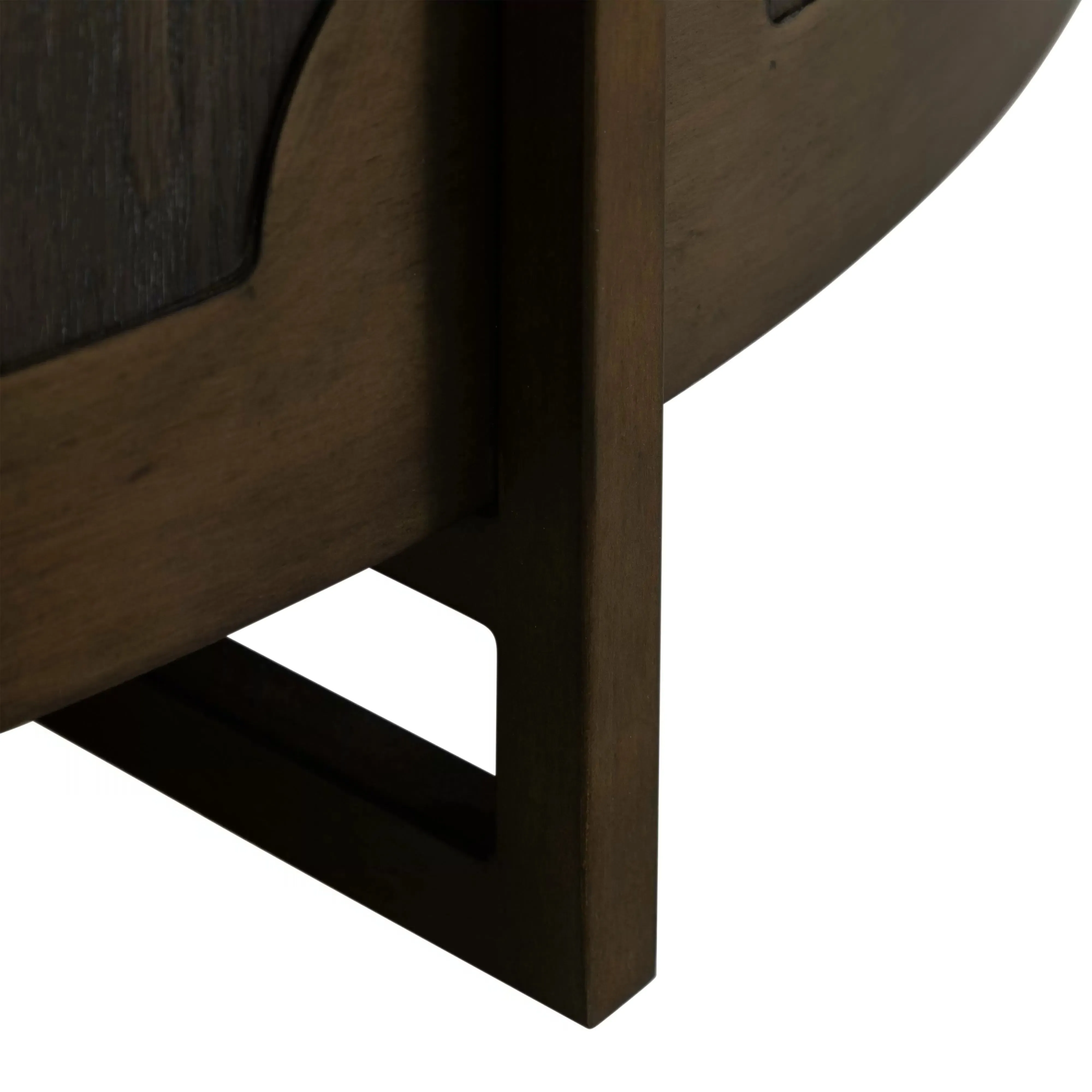 Clifton Round Coffee Table - Black, Wood