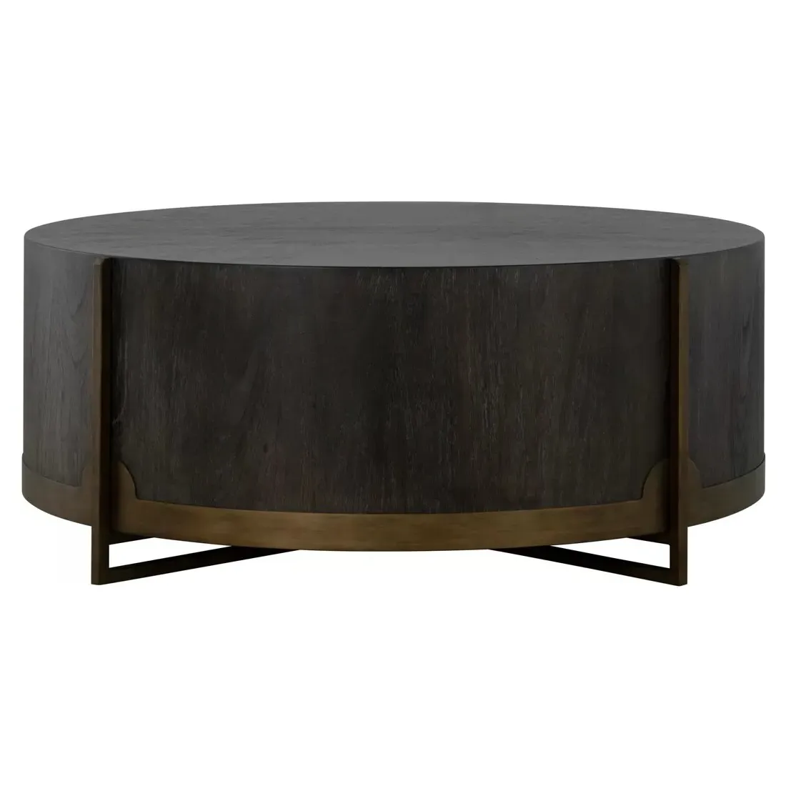 Clifton Round Coffee Table - Black, Wood image