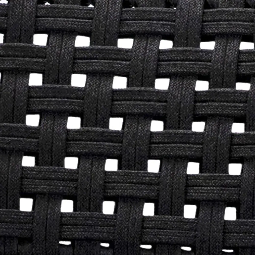 Clint Woven Rope Counter Stool - Black, Iron