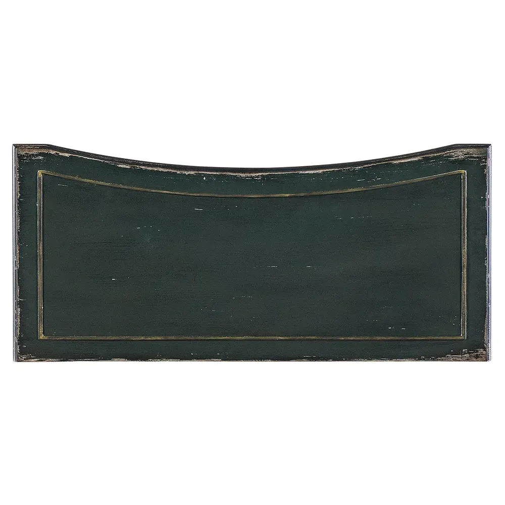 Clinton 2 Door Sideboard Handpainted - Dark Green, Maple