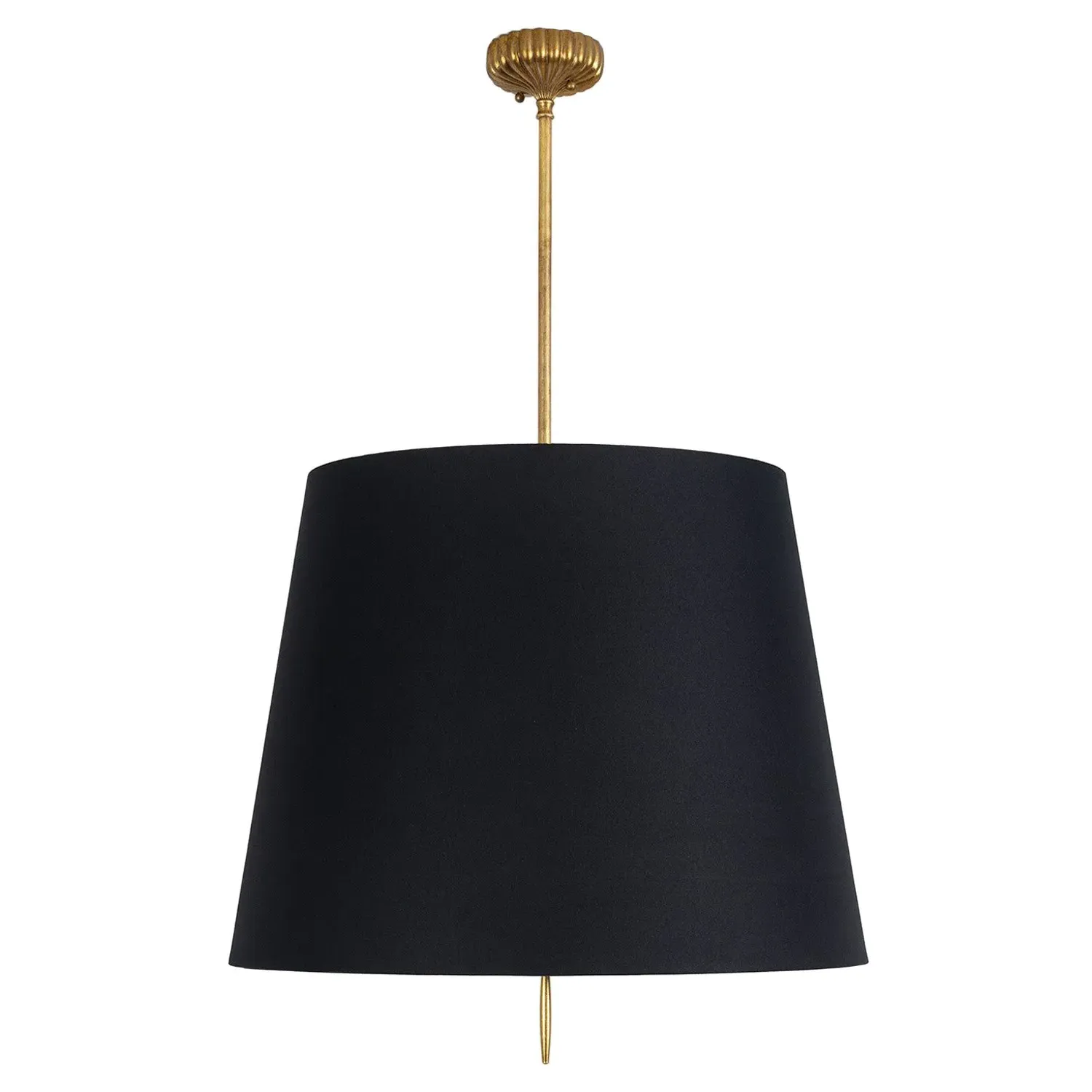 Clove Large Pendant Light - Black, Cast Iron