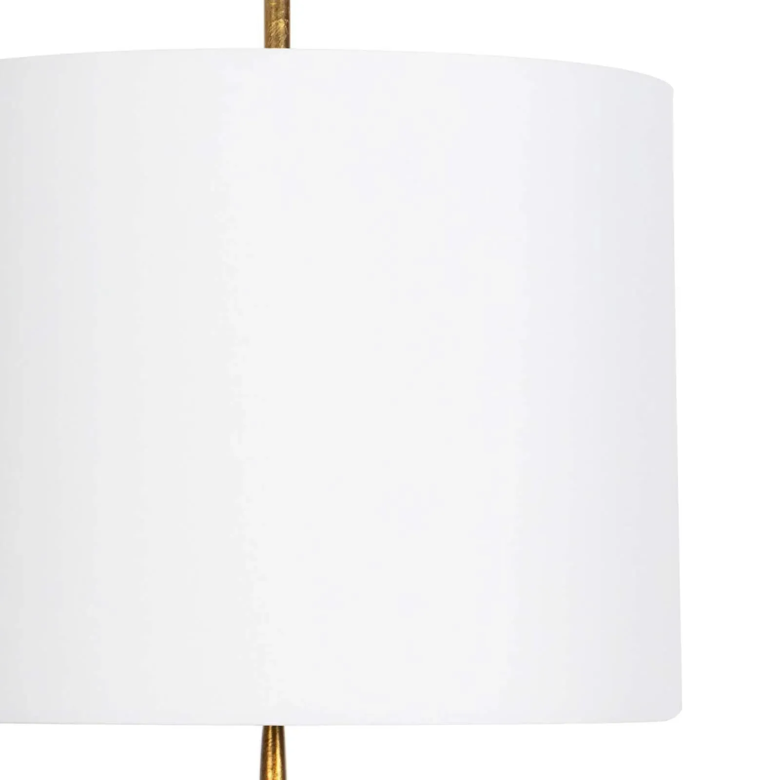 Clove Small Drum Shade Pendant - White, Linen