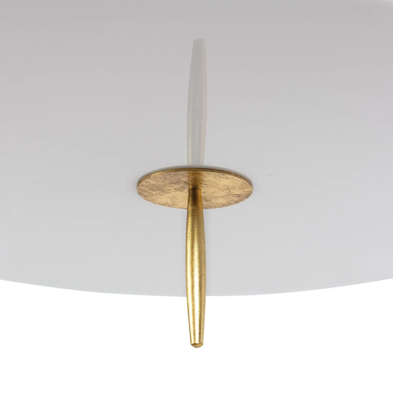 Clove Small Drum Shade Pendant - White, Linen