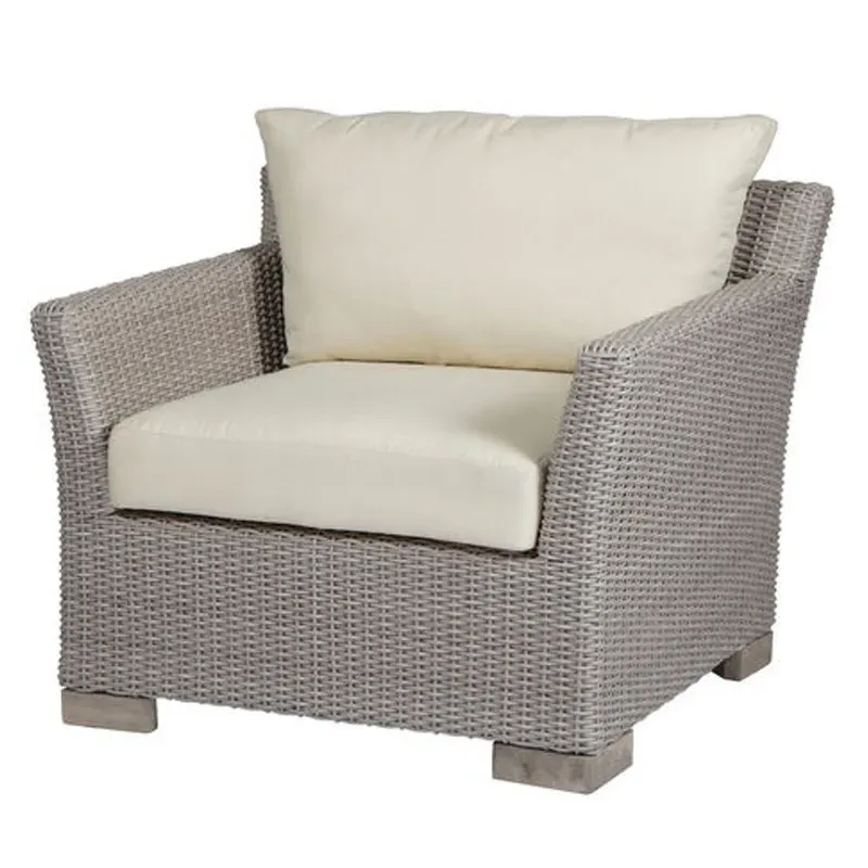 Club Woven Outdoor Lounge Chair - Oyster Grey, Wicker