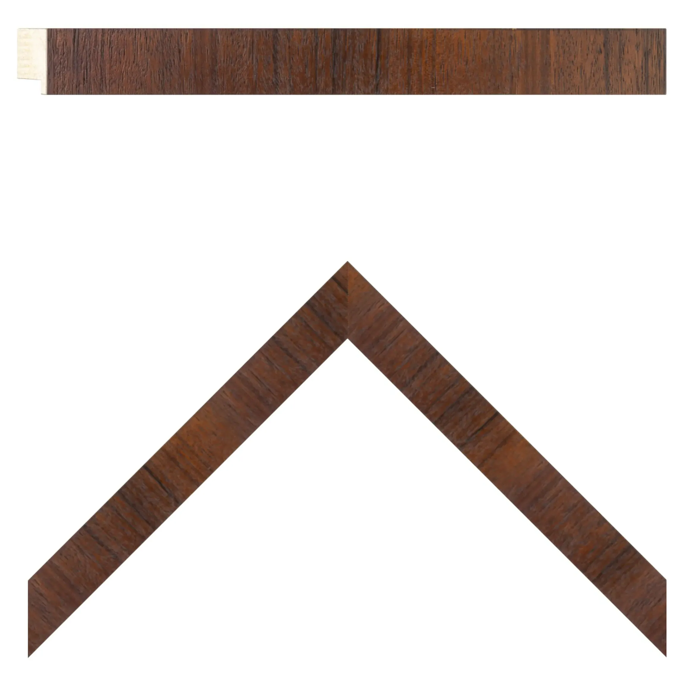 Clyde Striped Nautical Flag Wall Art - Blue, Burl Wood