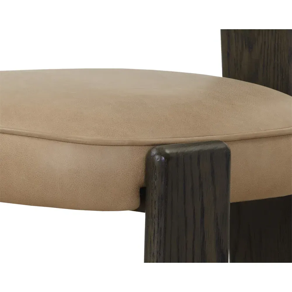 Cobham Dining Side Chair Set of 2 - Brown, Oak